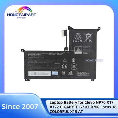 kaufen Laptop Battery NP50BAT-4-54 4ICP7 89% New for Clevo NP70 X17 AT22 15.2V 49WH on-line-Fertigung