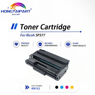 kaufen Kompatible 408162 schwarze Tonerkartusche für Ricoh SP377 Monochrom-Druckertoner on-line-Fertigung
