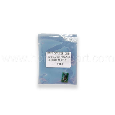 kaufen Toner-Patronen-Chip für OKI C532DN MC573DN 6K 46490610 46490611 46490609 46490612 Chip Reset Toner Chip Konica Minolta on-line-Fertigung