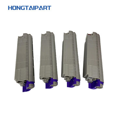 Kompatible Farbdrucker Hochleistungs-Tonerpatrone CMYK 46443101 46443102 464443103 46443104 Für OKI C823 C833 C83