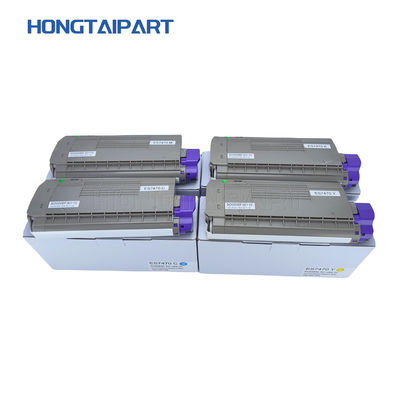Kompatible Farbtonerkartusche CMYK 45396213 45396214 45396215 45396216 Für OKI ES7470 ES7480 ES7460 Drucker-Toner-Kit
