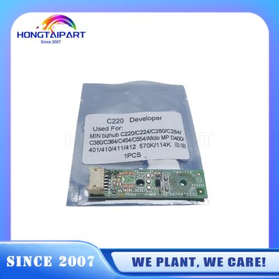 Entwicklerchip für Konica Minolta Bizhub C220 C224 C280 C284 C 360 C364 C454 C554 Aficio MP D400 401 410 411 412 570K 114K