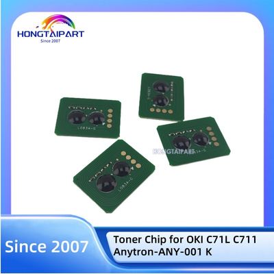 Kompatibler Toner-Chip für OKI C71L C711 Anytron-ANY-001 K