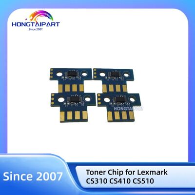 Tonerchip 70C80K0 70C80C0 70C80M0 70C80Y0 für Lexmark CS310 CS410 CS510 Drucker Ersatzteile HONGTAIPART